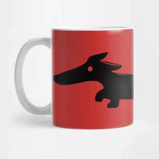 Abstract Dachshund Dog Mug